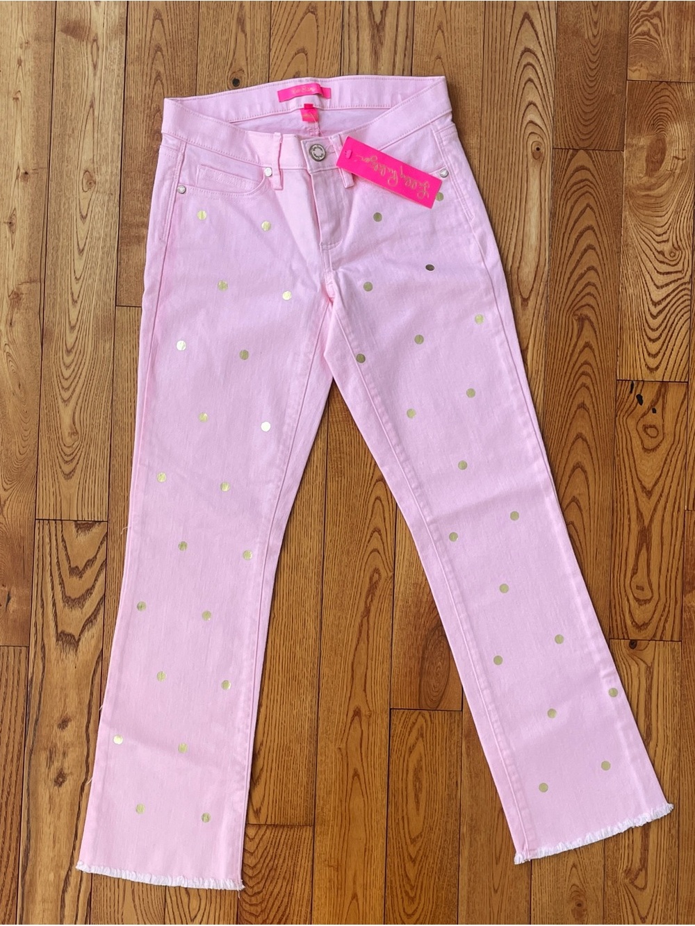 Lilly Pulitzer South Ocean Crop Flare Jeans